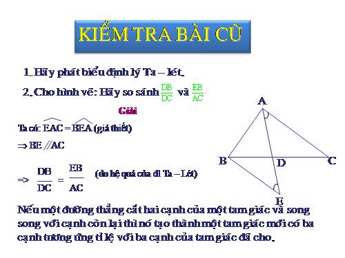 Chương III. §3. Tính chất đường phân giác của tam giác