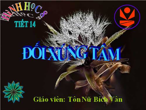 Chương I. §8. Đối xứng tâm