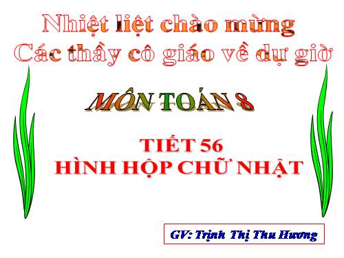 Chương IV. §1. Hình hộp chữ nhật