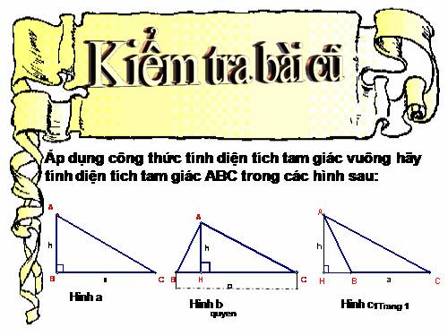 Chương II. §3. Diện tích tam giác