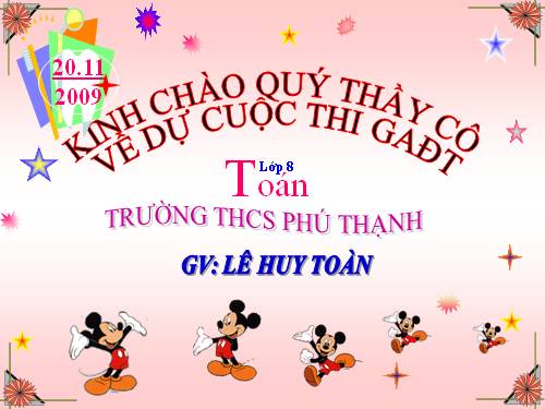 Chương I. §10. Đường thẳng song song với một đường thẳng cho trước