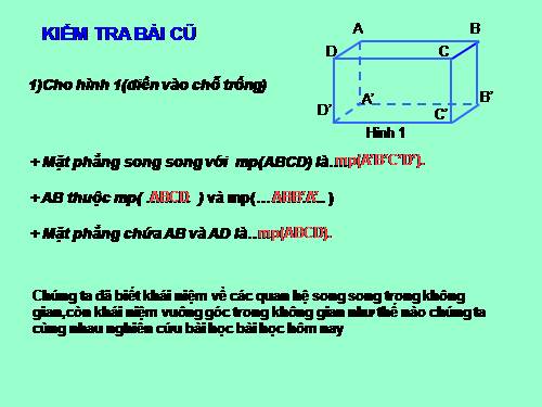 Chương IV. §3. Thể tích của hình hộp chữ nhật