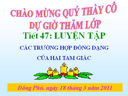 Các bài Luyện tập