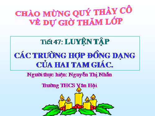 Các bài Luyện tập