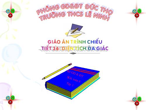 Chương II. §6. Diện tích đa giác