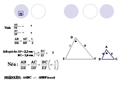 Chương III. §6. Trường hợp đồng dạng thứ hai