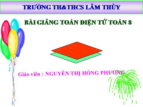 Chương II. §5. Diện tích hình thoi