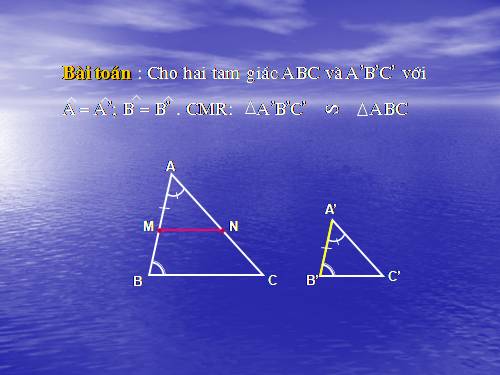 Chương III. §7. Trường hợp đồng dạng thứ ba