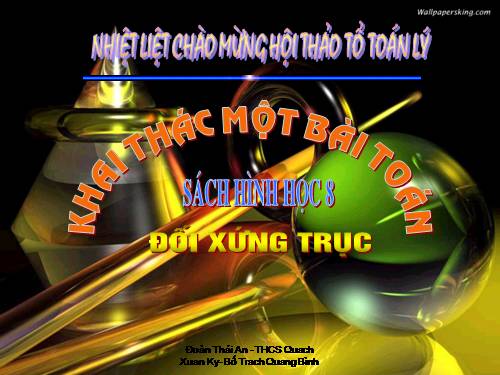 Chương I. §6. Đối xứng trục