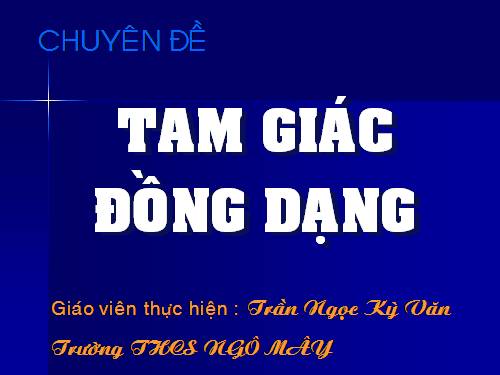 Các bài Luyện tập