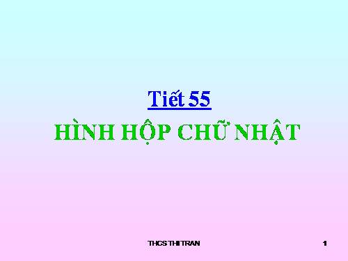 Chương IV. §1. Hình hộp chữ nhật