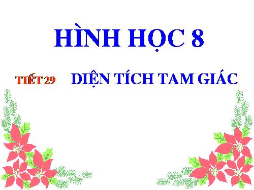 Chương II. §3. Diện tích tam giác