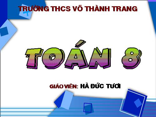 Chương III. §7. Trường hợp đồng dạng thứ ba