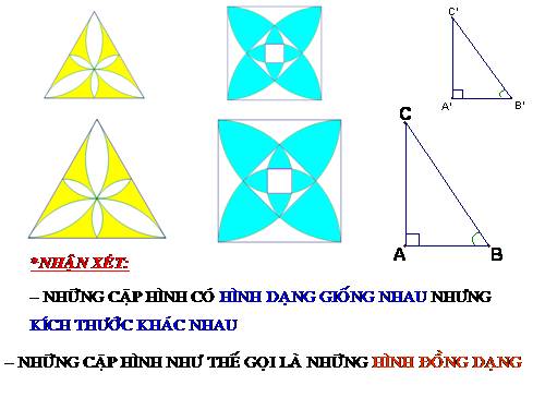 Chương III. §4. Khái niệm hai tam giác đồng dạng