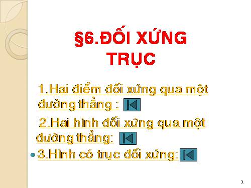 Chương I. §6. Đối xứng trục