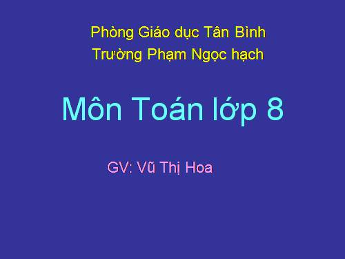 Các bài Luyện tập