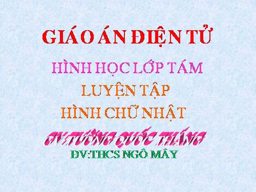 Các bài Luyện tập