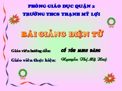 Chương I. §11. Hình thoi