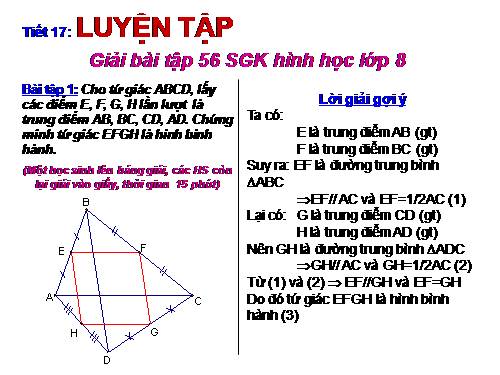 Các bài Luyện tập