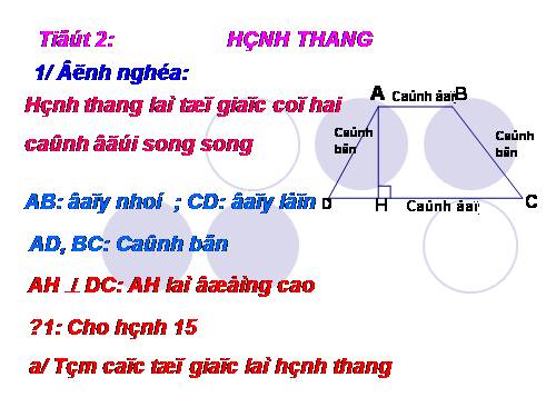 Chương I. §2. Hình thang