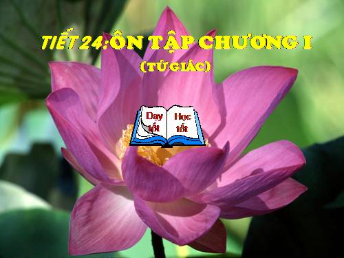 Ôn tập Chương I. Tứ giác