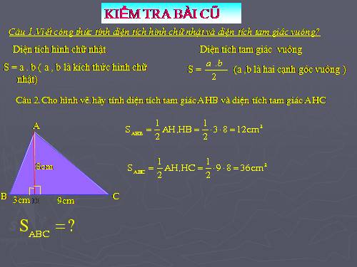 Chương II. §3. Diện tích tam giác