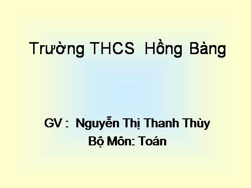 Chương III. §4. Khái niệm hai tam giác đồng dạng