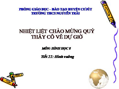 Chương I. §12. Hình vuông