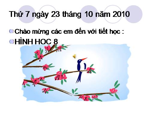 Chương I. §10. Đường thẳng song song với một đường thẳng cho trước