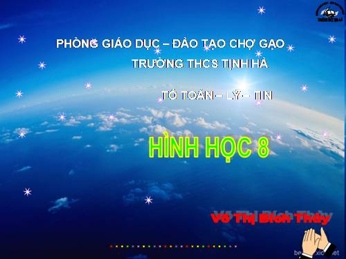 Ôn tập Chương I. Tứ giác