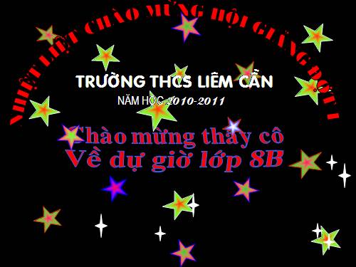 Chương I. §10. Đường thẳng song song với một đường thẳng cho trước