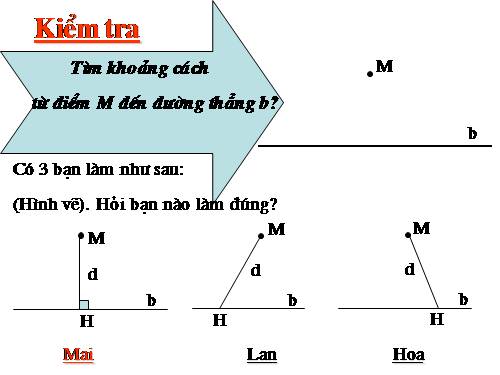 Chương I. §10. Đường thẳng song song với một đường thẳng cho trước