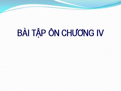 Ôn tập Chương IV. Hình lăng trụ đứng. Hình chóp đều