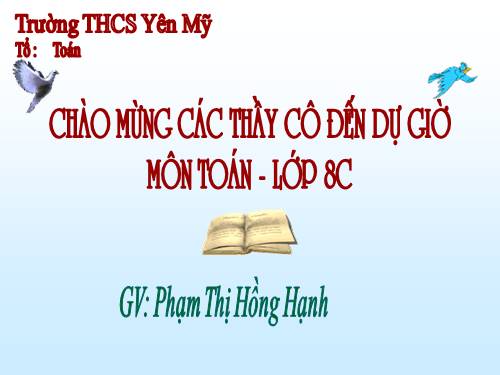 Chương I. §11. Hình thoi