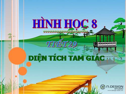 Chương II. §3. Diện tích tam giác