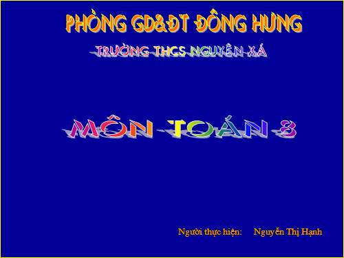 Chương I. §12. Hình vuông