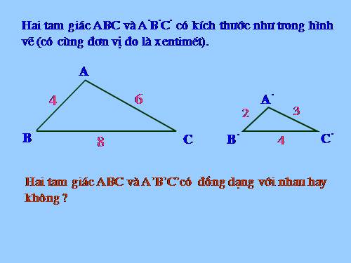 Chương III. §5. Trường hợp đồng dạng thứ nhất