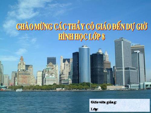 Chương IV. §4. Hình lăng trụ đứng