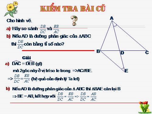 Chương III. §3. Tính chất đường phân giác của tam giác