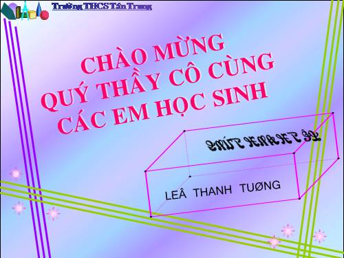 Chương IV. §1. Hình hộp chữ nhật