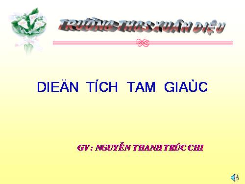 Chương II. §3. Diện tích tam giác