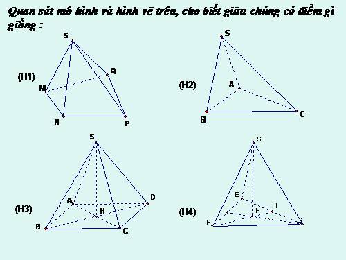 Chương IV. §7. Hình chóp đều và hình chóp cụt đều