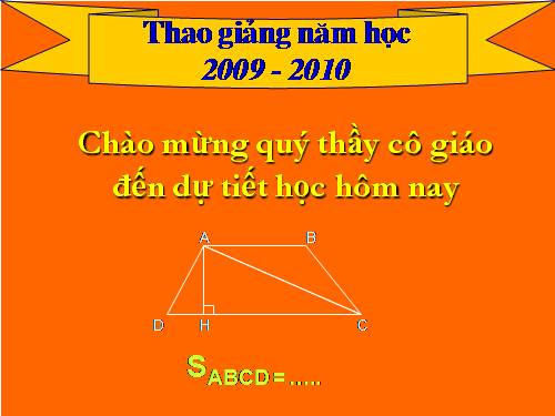 Chương II. §4. Diện tích hình thang