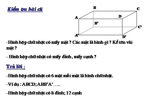 Chương IV. §1. Hình hộp chữ nhật