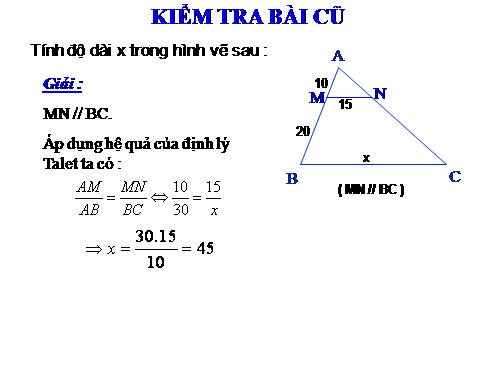 Chương III. §4. Khái niệm hai tam giác đồng dạng