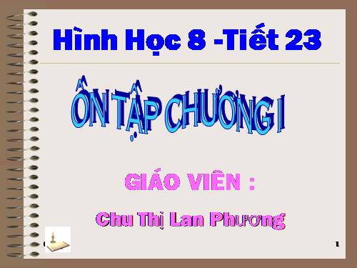 Ôn tập Chương I. Tứ giác