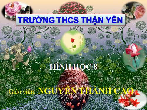 Chương III. §4. Khái niệm hai tam giác đồng dạng