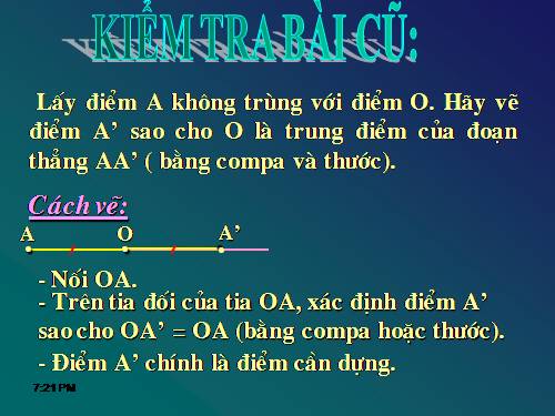 Chương I. §8. Đối xứng tâm