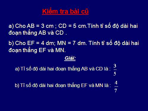 Chương III. §1. Định lí Ta-lét trong tam giác