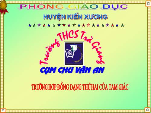 Chương III. §6. Trường hợp đồng dạng thứ hai